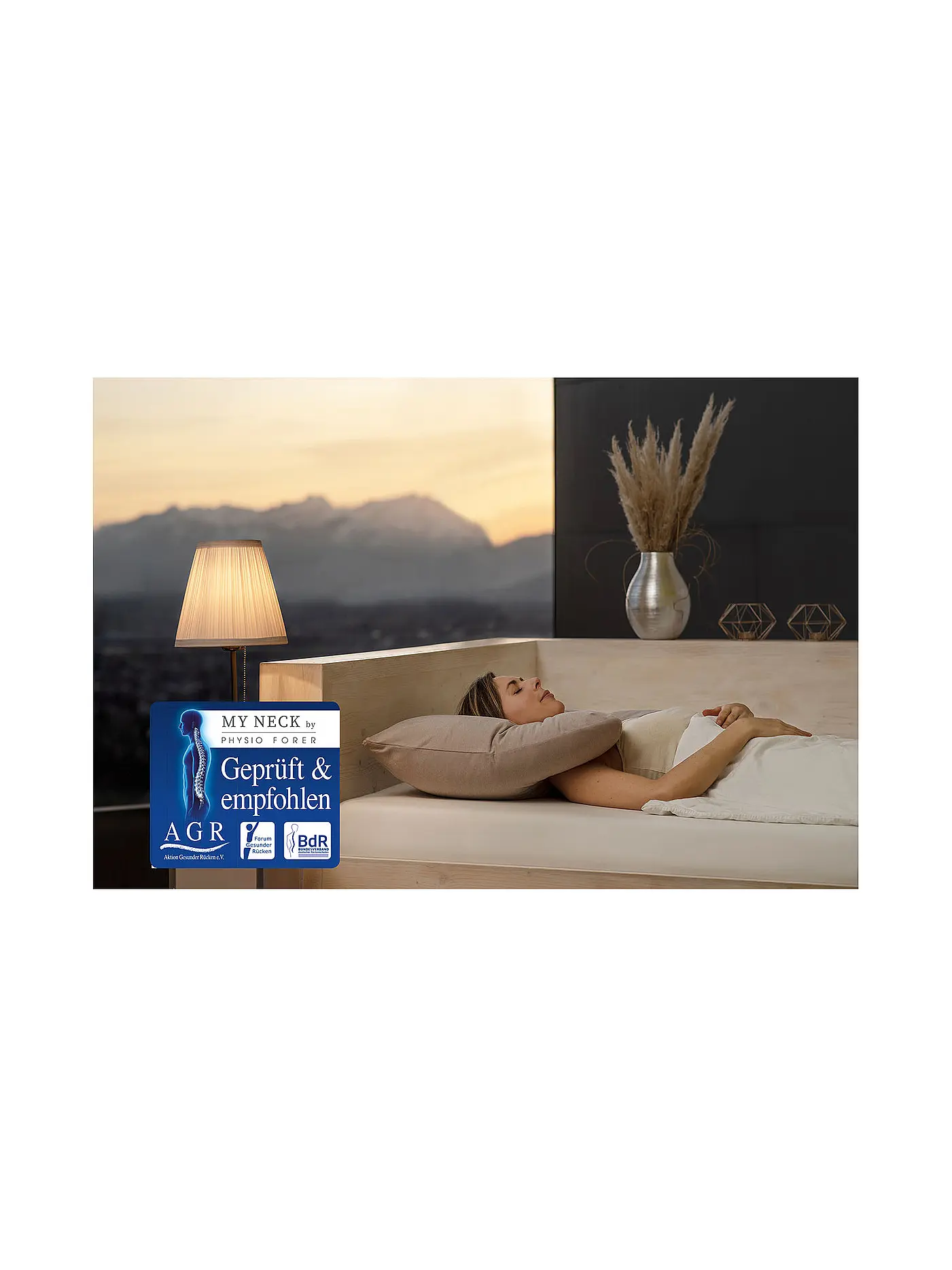 HEFEL | Kissen My Neck 50x70cm Weiss | 